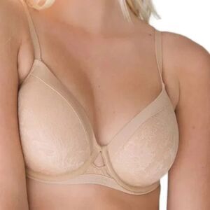 Soma 072201 Lightest Lift Perfect Coverage Underwire Convertible Bra  38C  Nude
